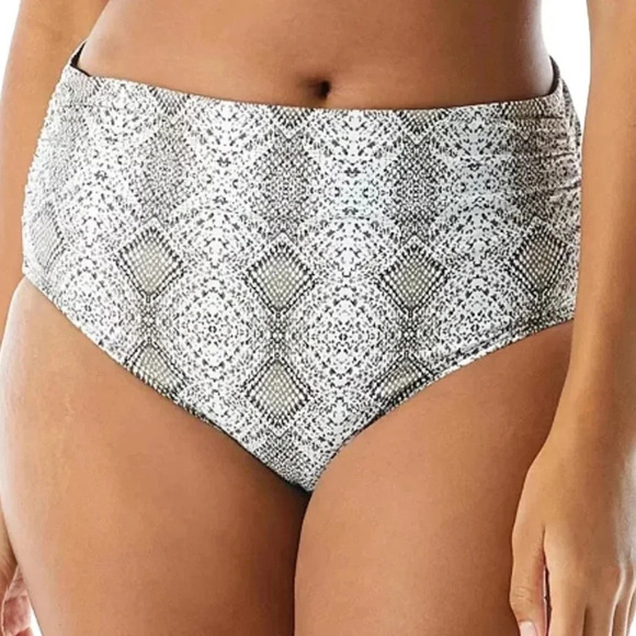 NWT COCO REEF Impulse Rollover Waist High Waisted Bikini Bottoms Size L - Picture 13 of 13